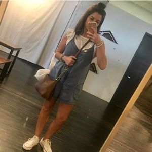Free People Wainwright Romper jumper Shortalls S